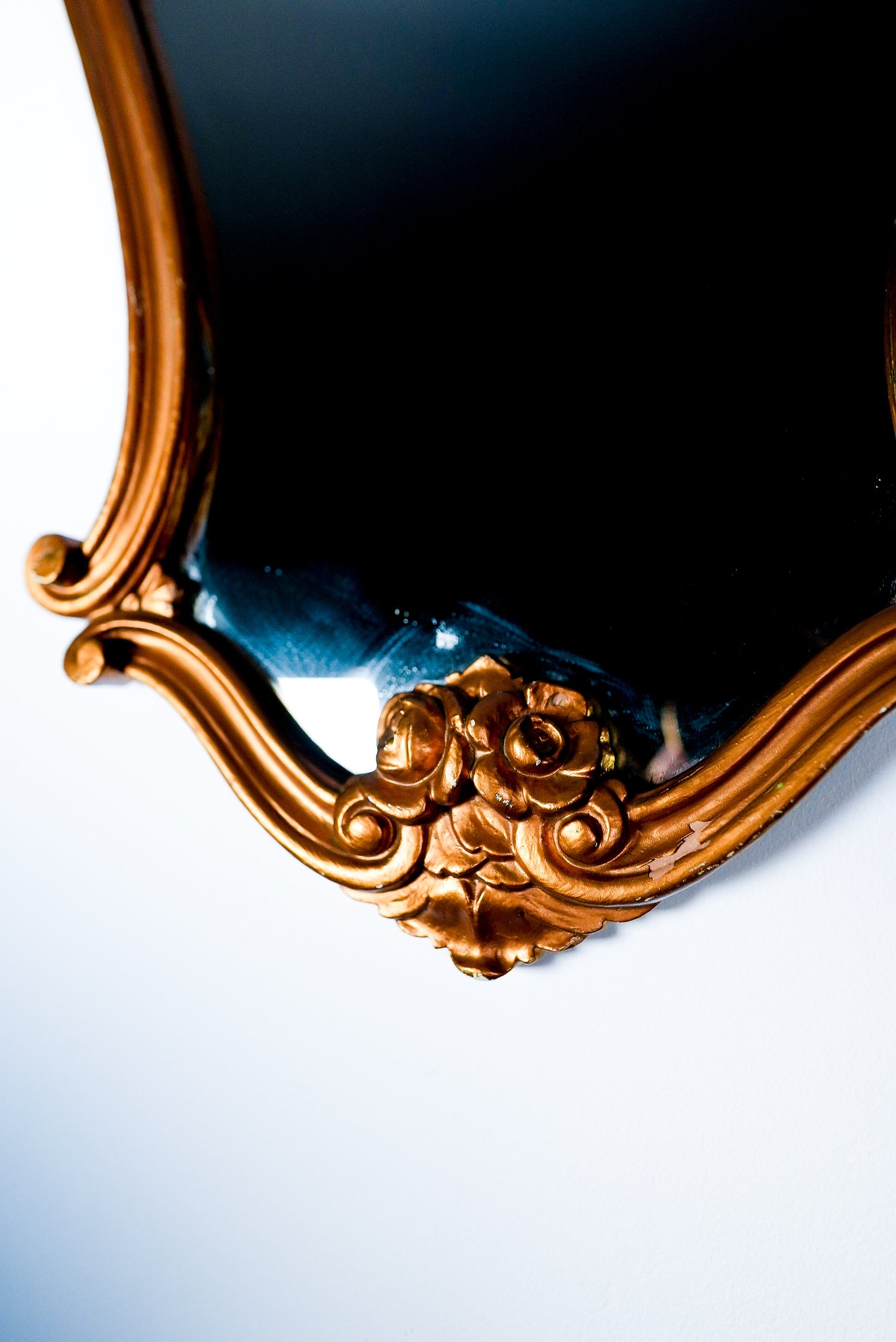 1970 Italian Baroque Gold Vintage Mirror