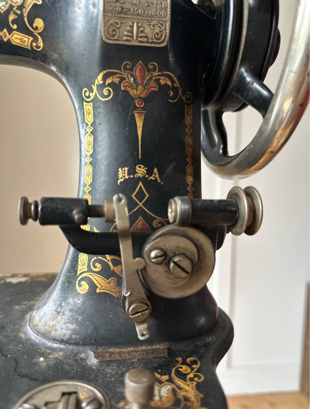 1877 - 1890 White Sewing Machine Original Antique Cleveland OHIO White S.M. CO.