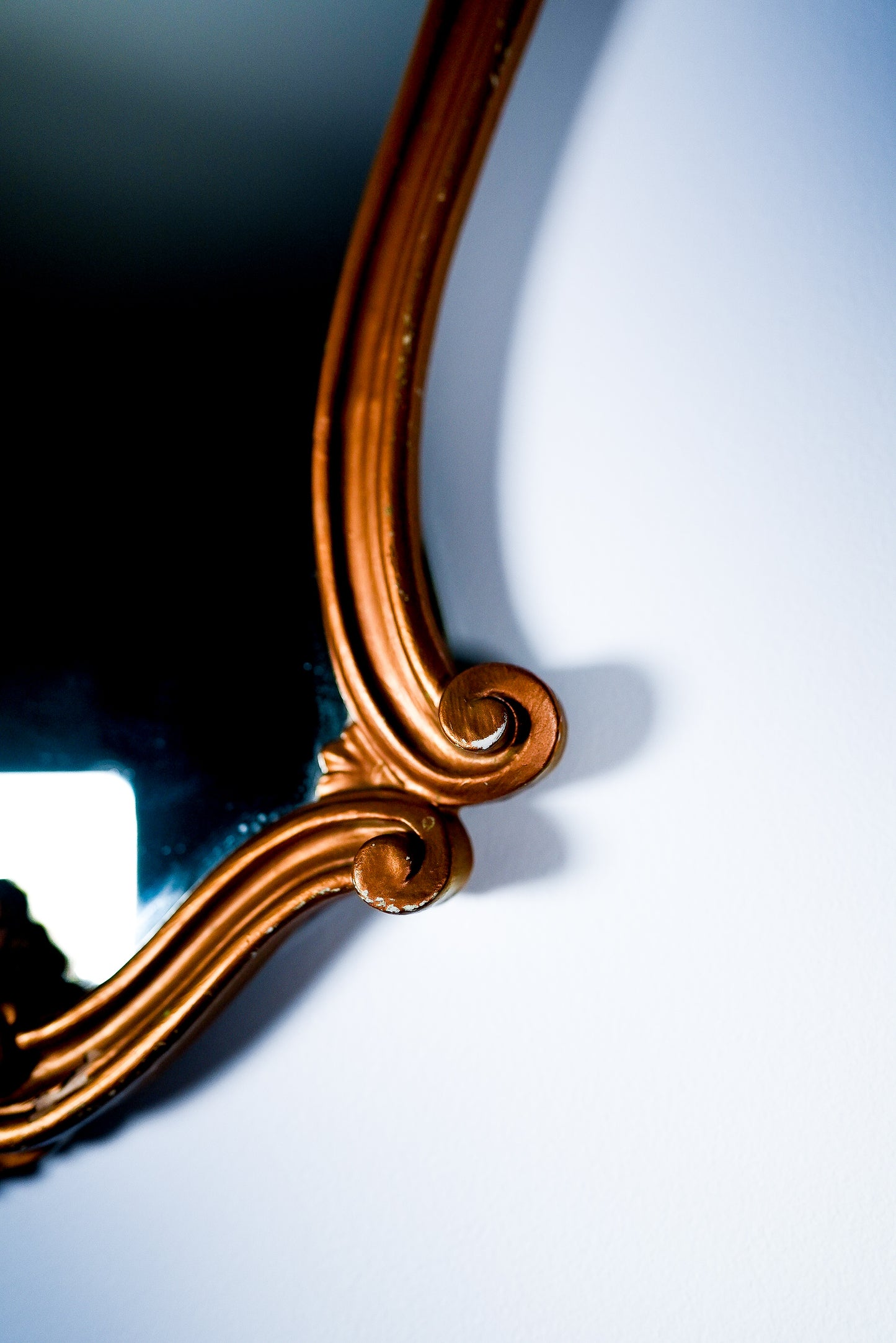 1970 Italian Baroque Gold Vintage Mirror