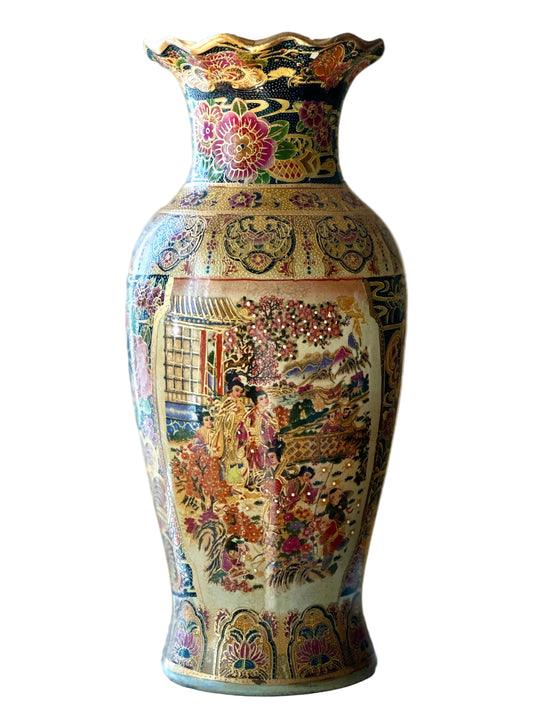 Vintage Royal Satsuma Porcelain Vase