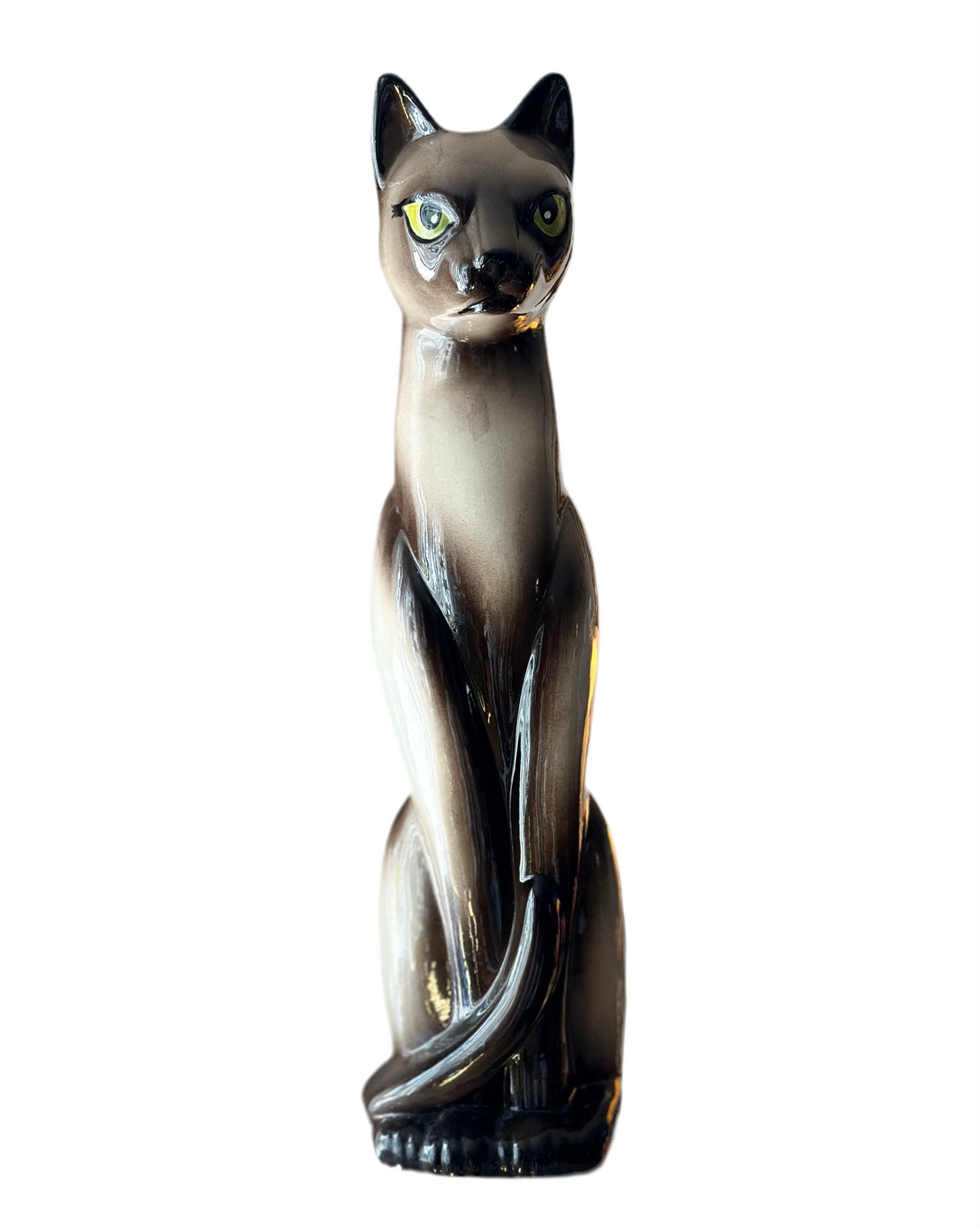 Vintage Ceramic Siamese Cat Figurine (RARE Collectors Item)
