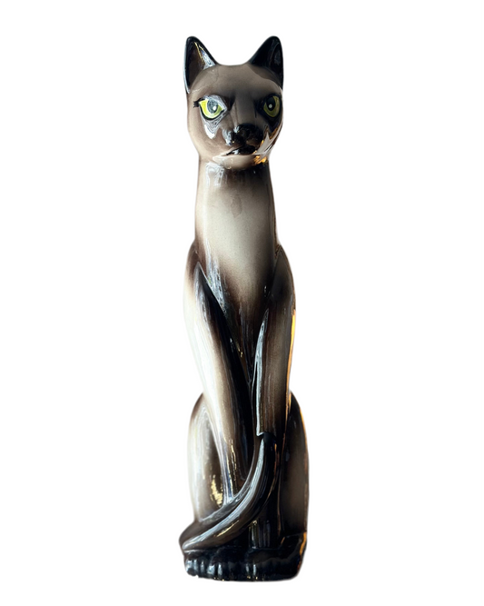 Vintage Ceramic Siamese Cat Figurine (RARE Collectors Item)