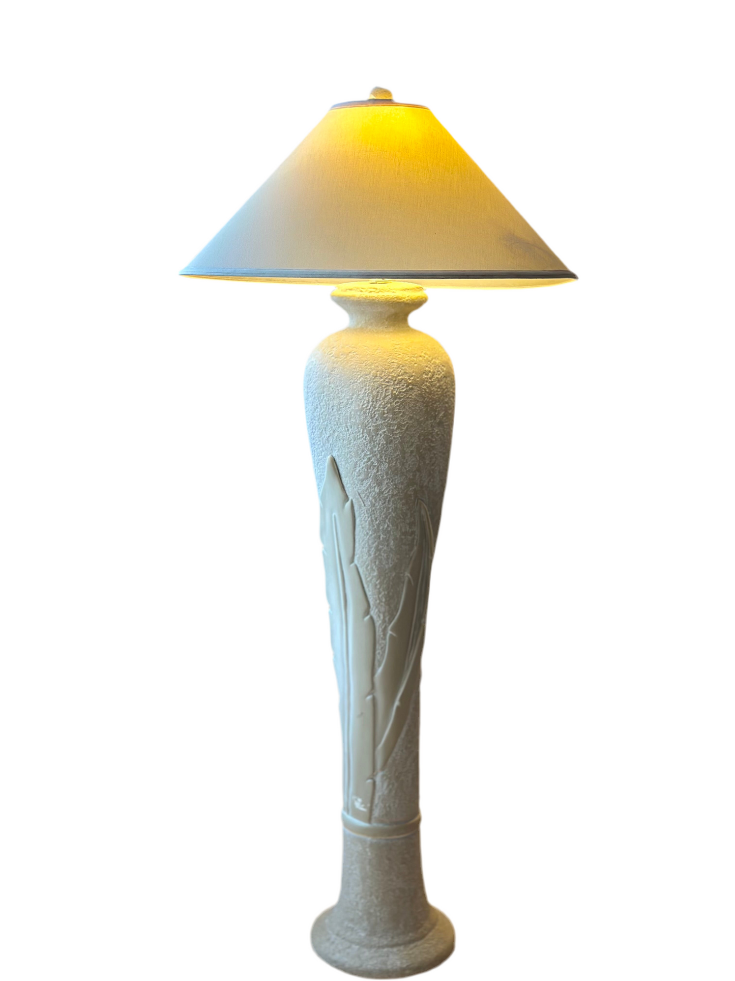 Postmodern Plaster Floor Lamp 1980s