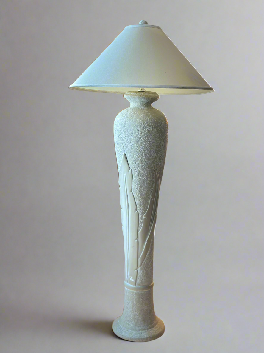 Postmodern Plaster Floor Lamp 1980s