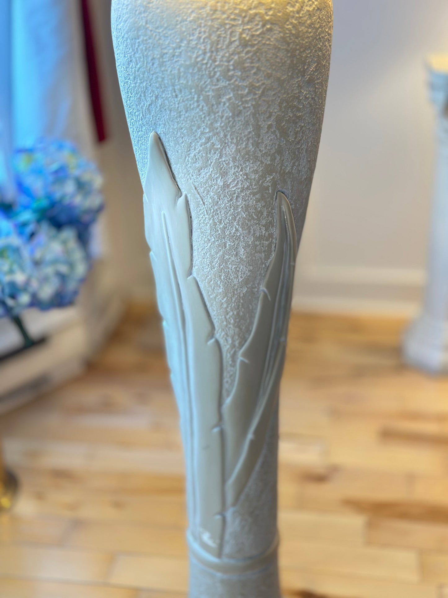 Postmodern Plaster Floor Lamp 1980s