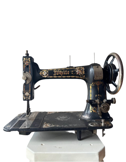 1877 - 1890 White Sewing Machine Original Antique Cleveland OHIO White S.M. CO.