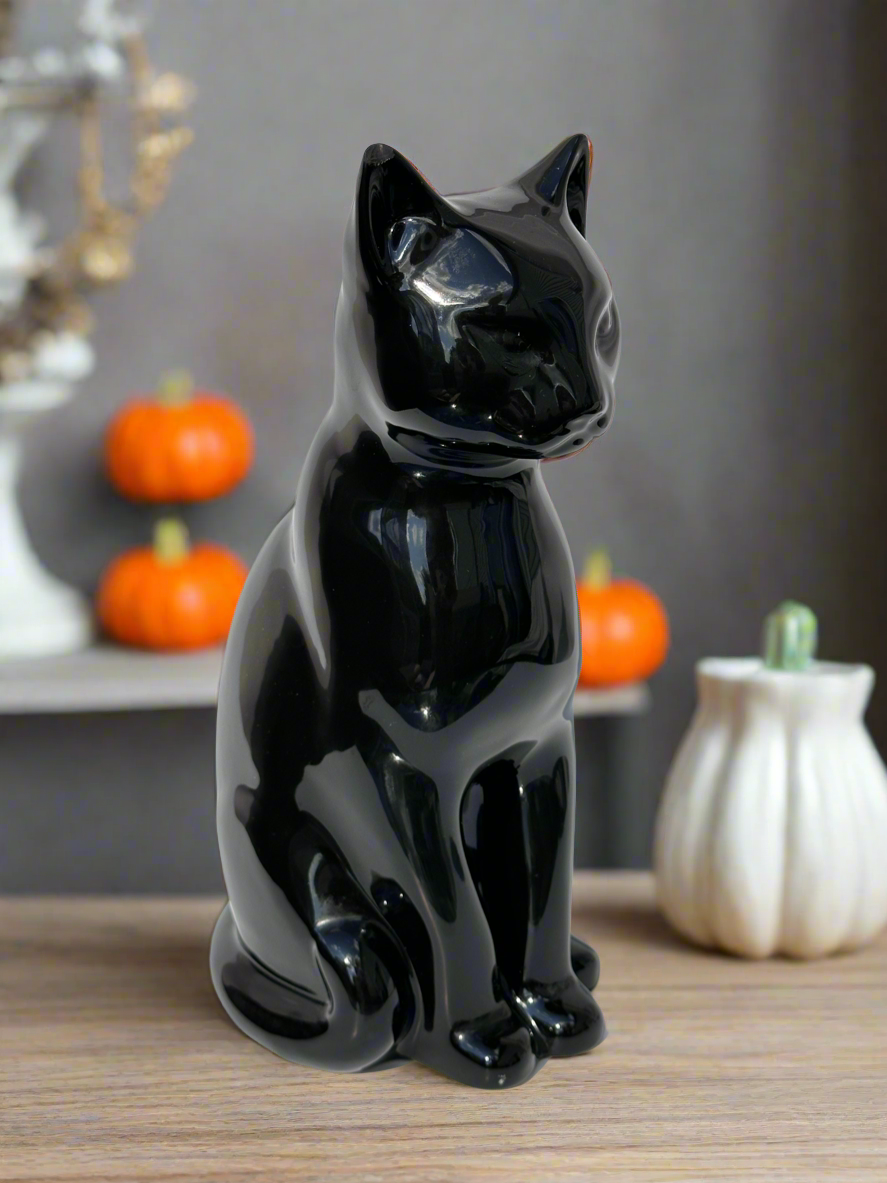 Ceramic Black Cat Vintage