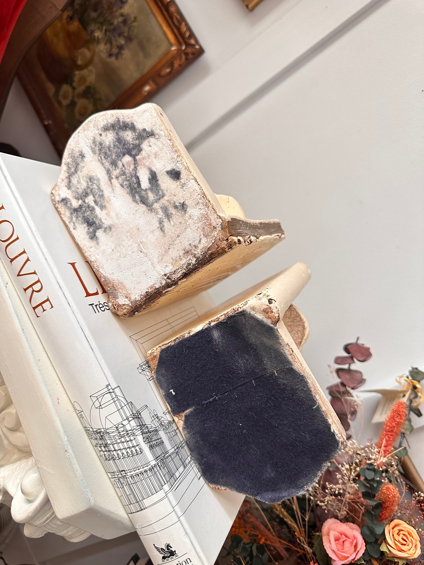 Vintage Bookends Mozart Bust