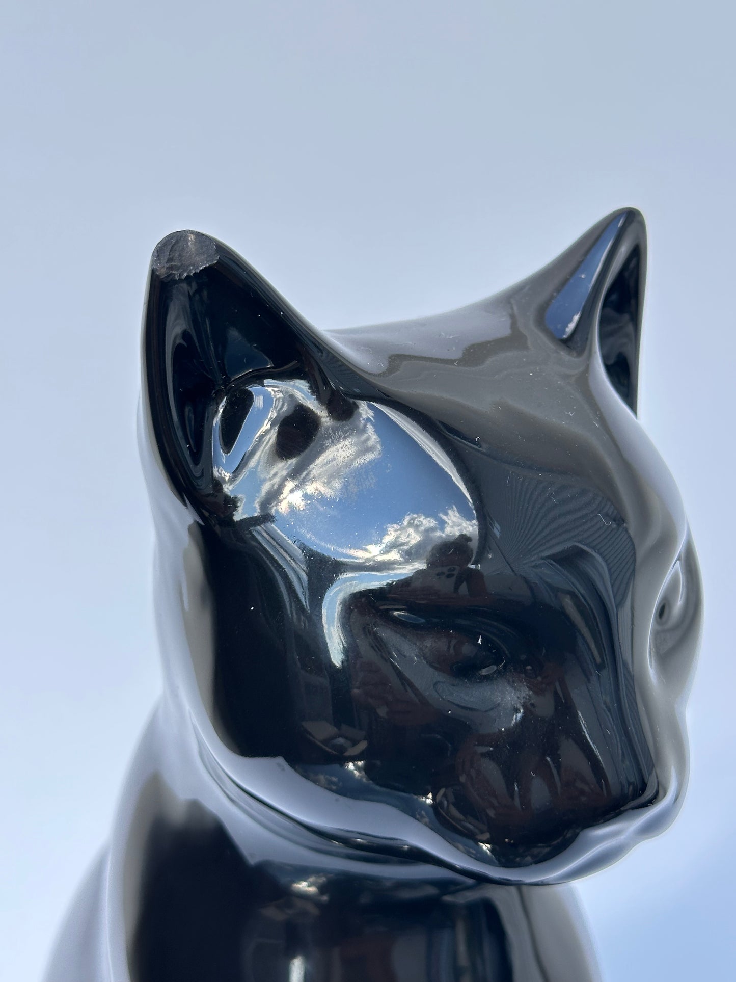 Ceramic Black Cat Vintage