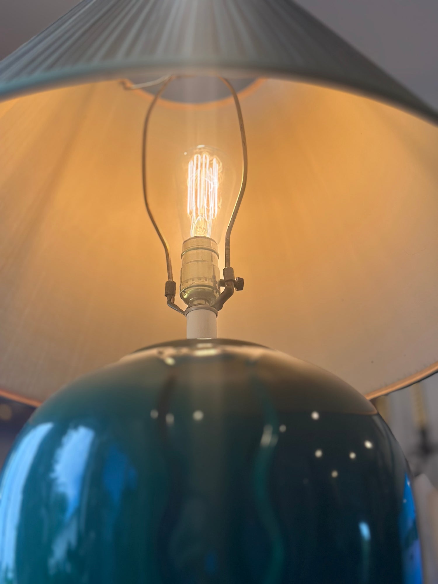 RARE IKEA 1980s Vintage Green Lamp- Collectors Item